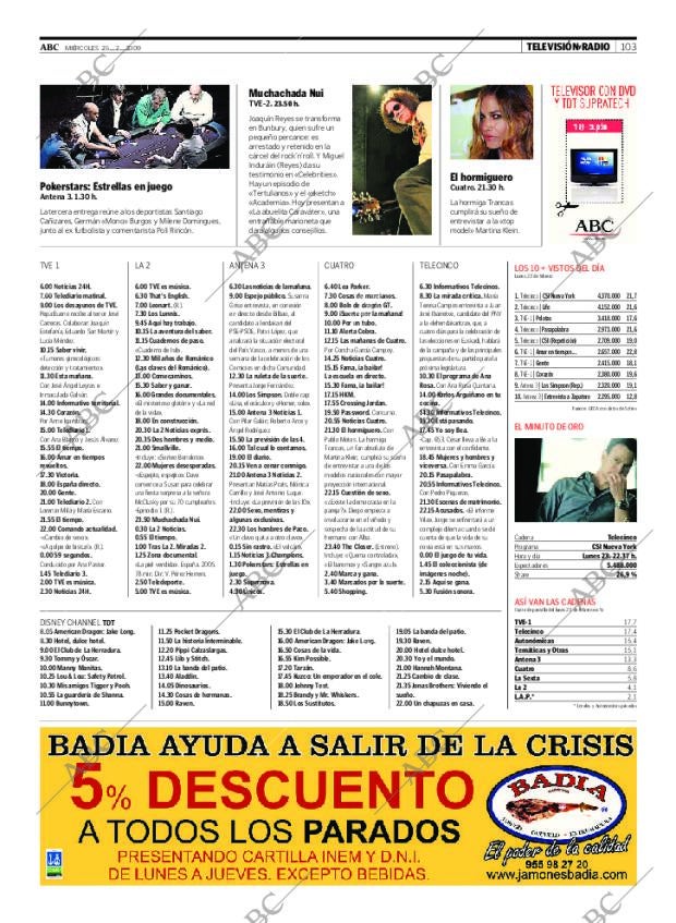 ABC SEVILLA 25-02-2009 página 103