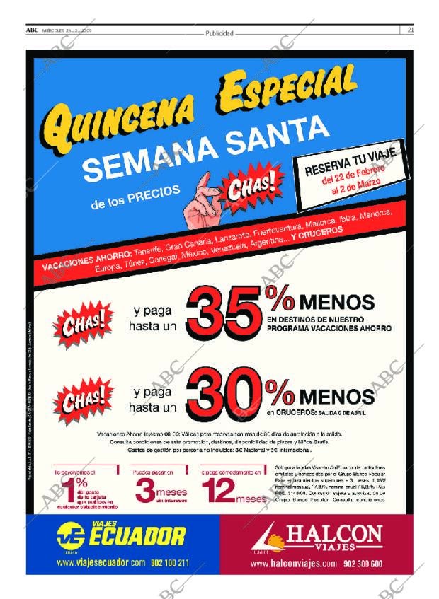 ABC SEVILLA 25-02-2009 página 21
