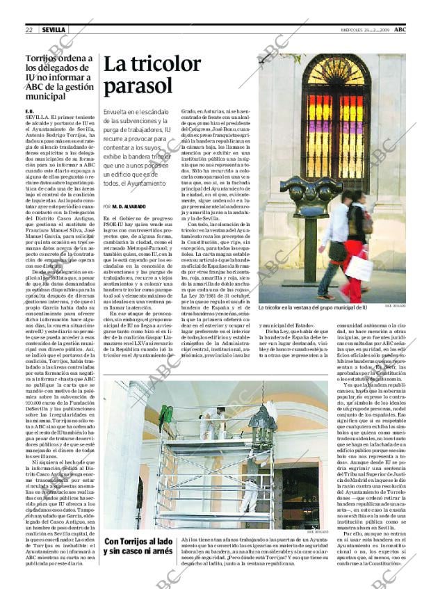ABC SEVILLA 25-02-2009 página 22