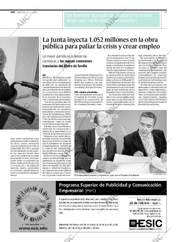 ABC SEVILLA 25-02-2009 página 41