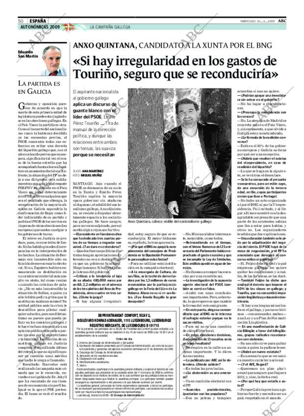 ABC SEVILLA 25-02-2009 página 50