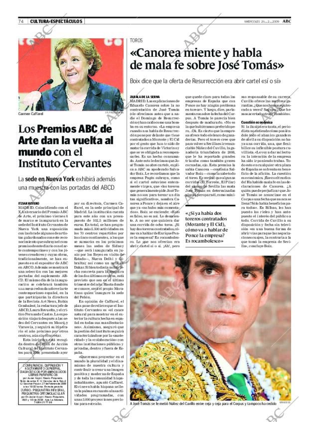 ABC SEVILLA 25-02-2009 página 74