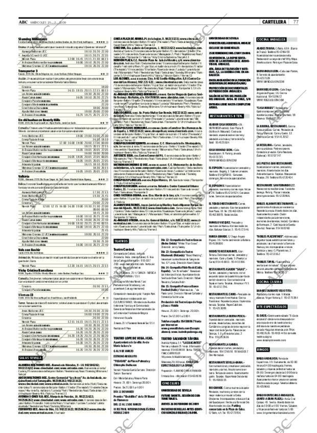 ABC SEVILLA 25-02-2009 página 77