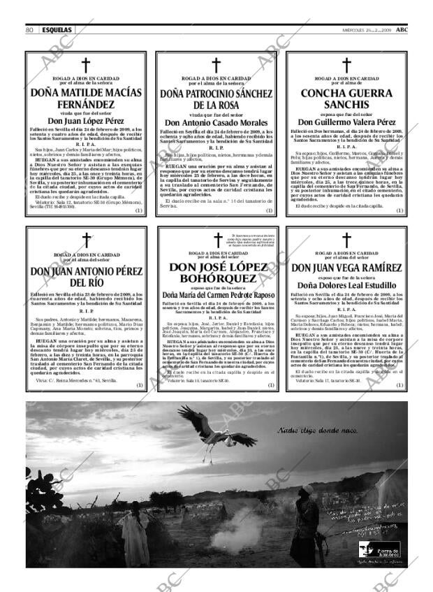 ABC SEVILLA 25-02-2009 página 80