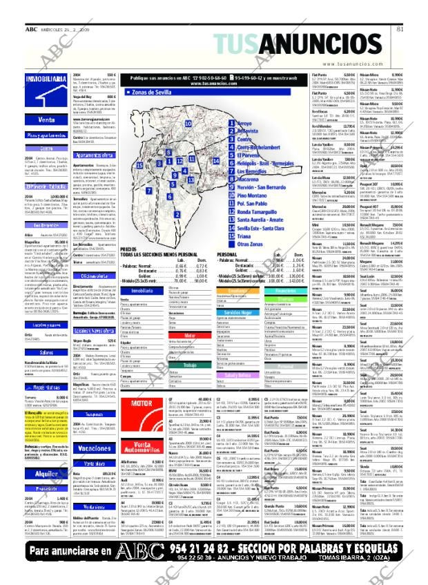 ABC SEVILLA 25-02-2009 página 81