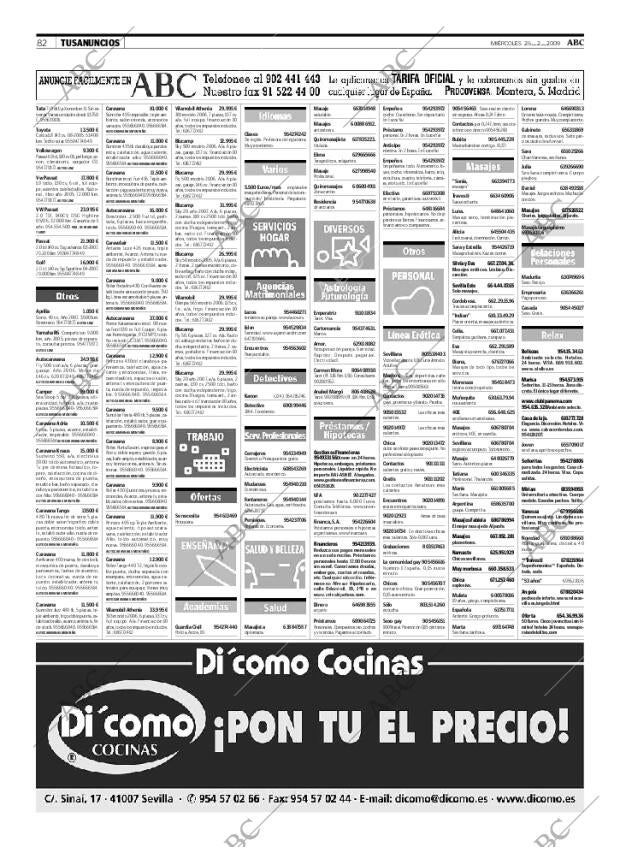ABC SEVILLA 25-02-2009 página 82