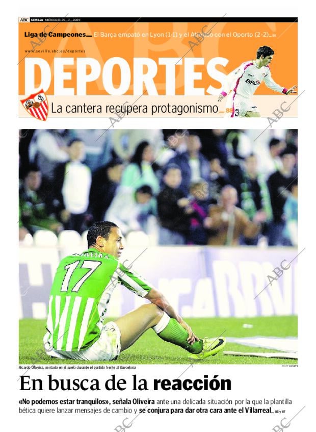 ABC SEVILLA 25-02-2009 página 85