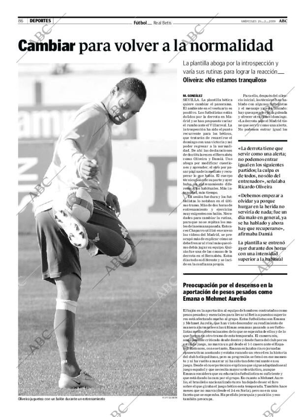 ABC SEVILLA 25-02-2009 página 86
