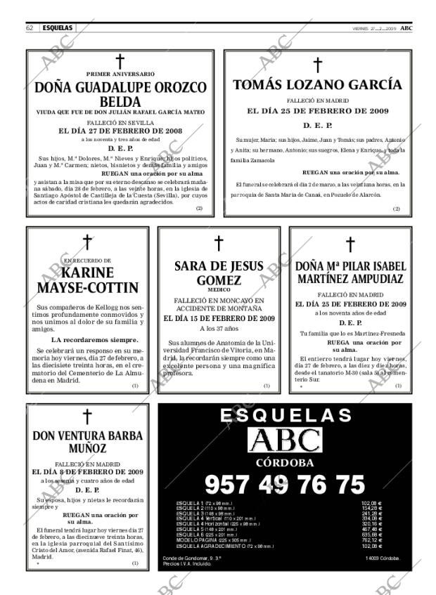 ABC CORDOBA 27-02-2009 página 62