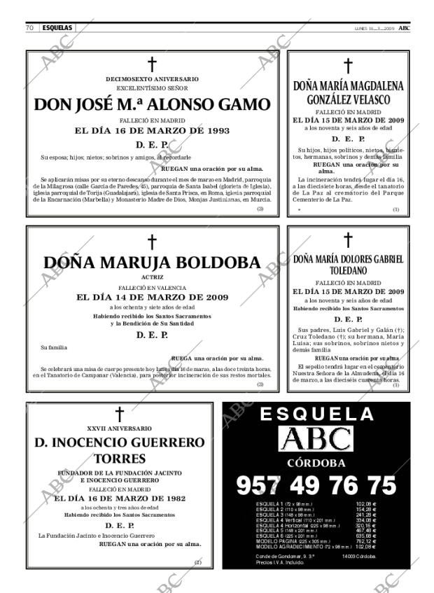 ABC CORDOBA 16-03-2009 página 70