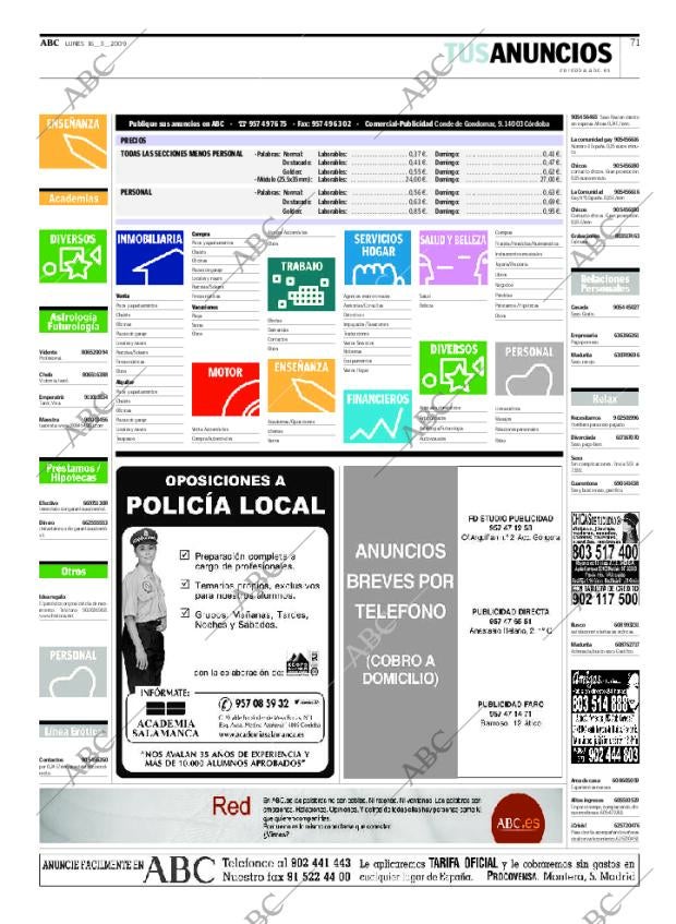 ABC CORDOBA 16-03-2009 página 71