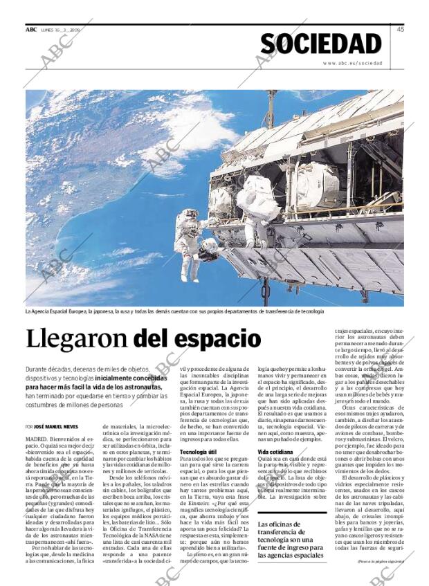 ABC MADRID 16-03-2009 página 45