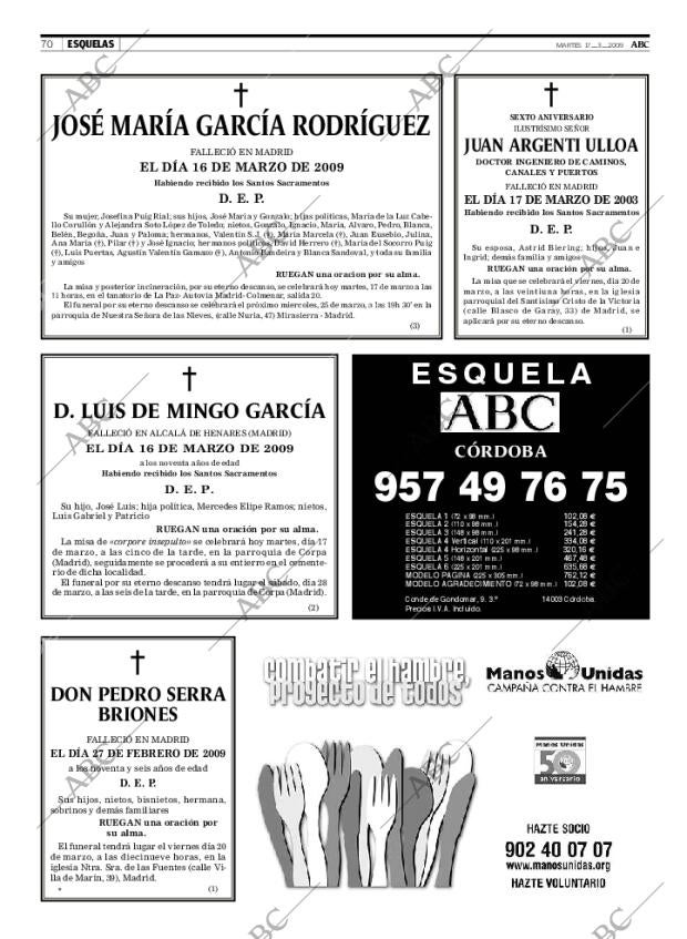 ABC CORDOBA 17-03-2009 página 70