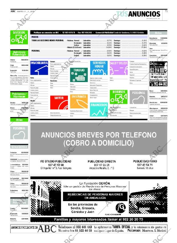 ABC CORDOBA 17-03-2009 página 71