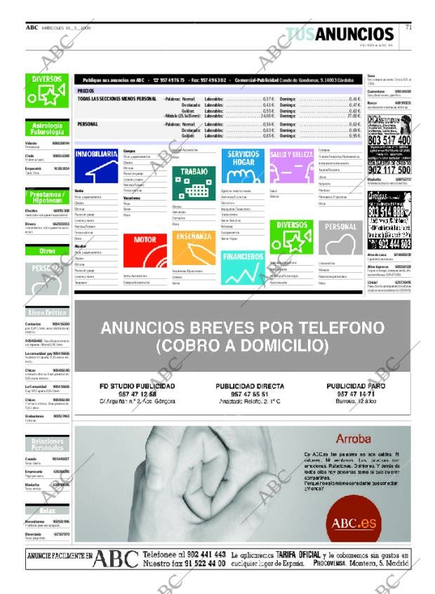ABC CORDOBA 18-03-2009 página 71