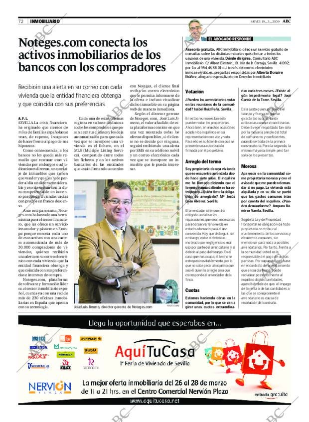 ABC SEVILLA 19-03-2009 página 72