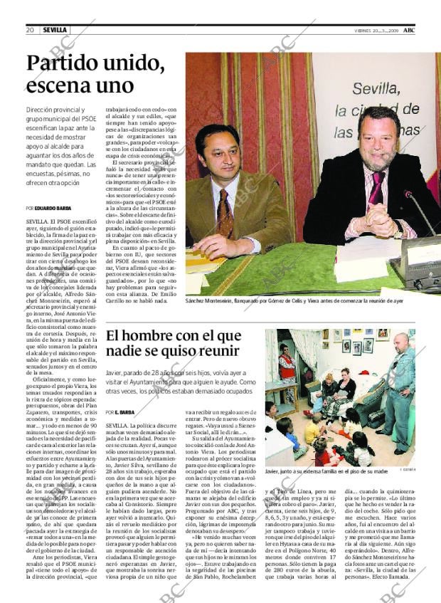 ABC SEVILLA 20-03-2009 página 20