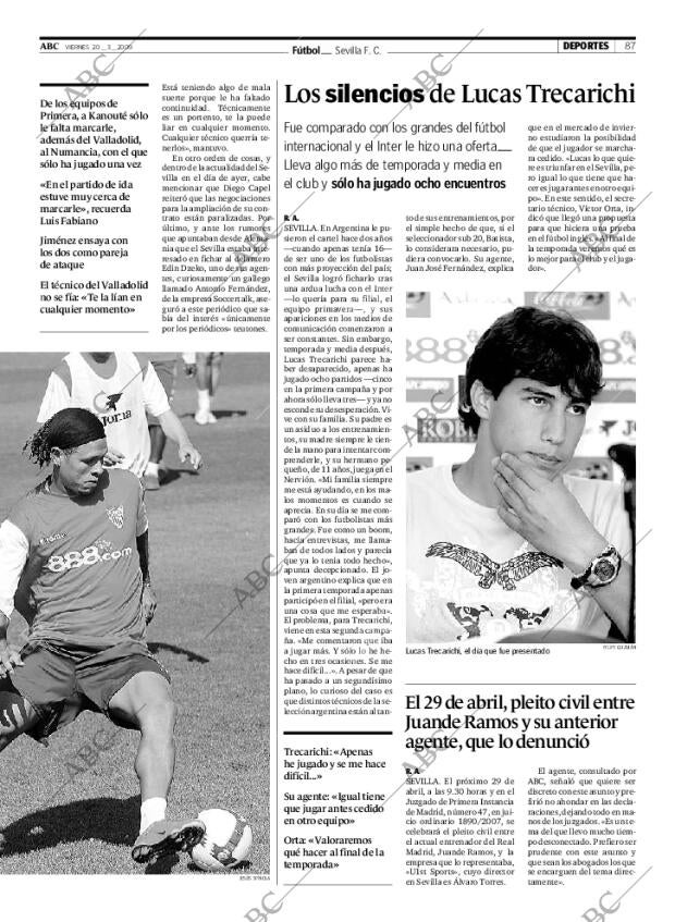 ABC SEVILLA 20-03-2009 página 87