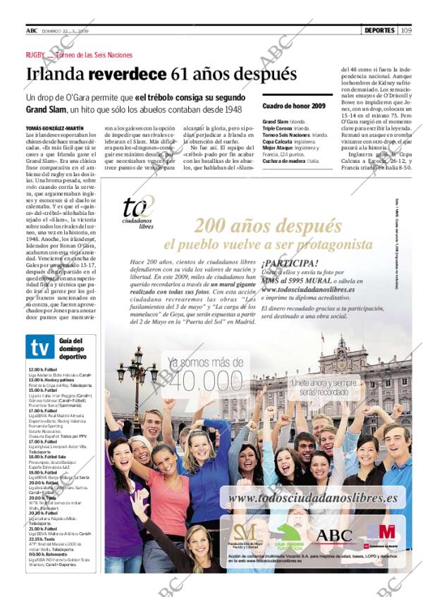 ABC MADRID 22-03-2009 página 109