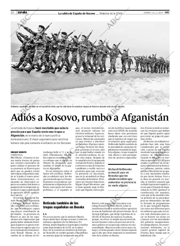 ABC MADRID 22-03-2009 página 20