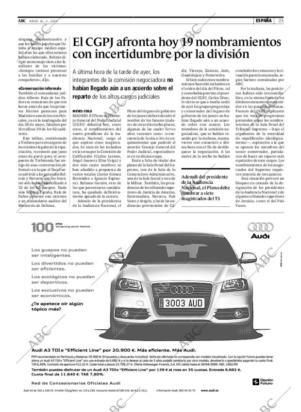 ABC MADRID 26-03-2009 página 23