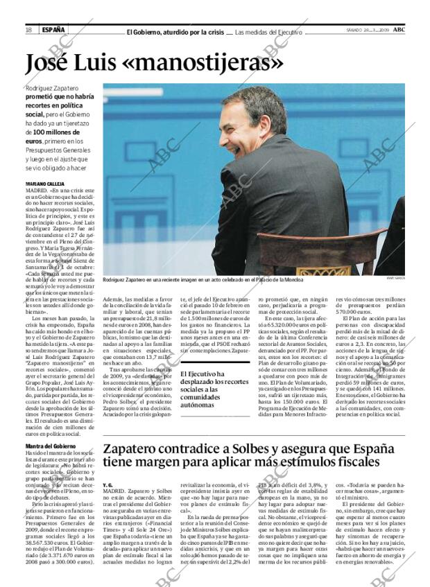 ABC MADRID 28-03-2009 página 18