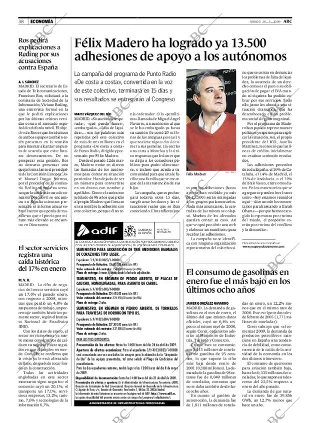 ABC MADRID 28-03-2009 página 38