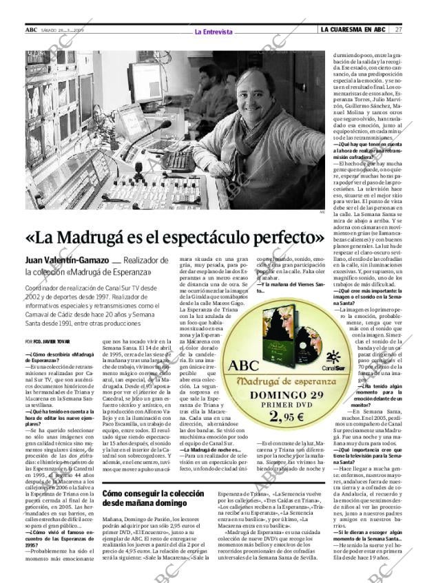 ABC SEVILLA 28-03-2009 página 27
