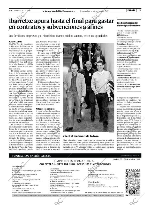 ABC MADRID 29-03-2009 página 19