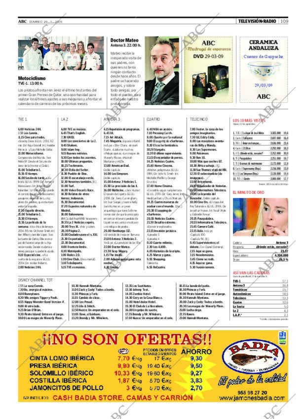 ABC SEVILLA 29-03-2009 página 109