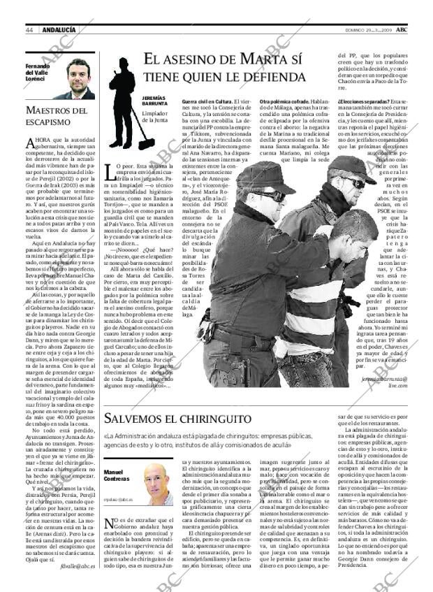 ABC SEVILLA 29-03-2009 página 44