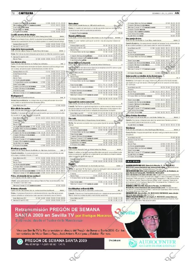 ABC SEVILLA 29-03-2009 página 78