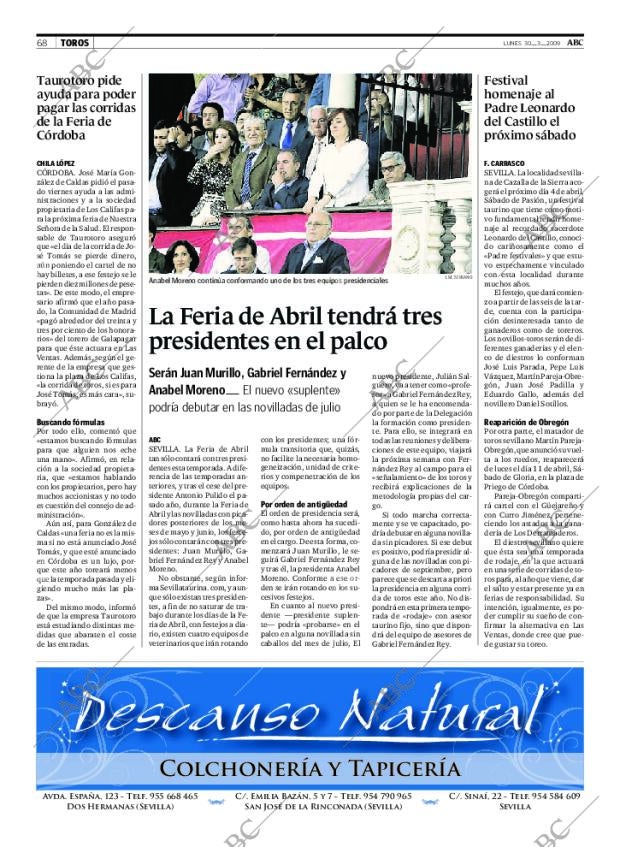 ABC SEVILLA 30-03-2009 página 68