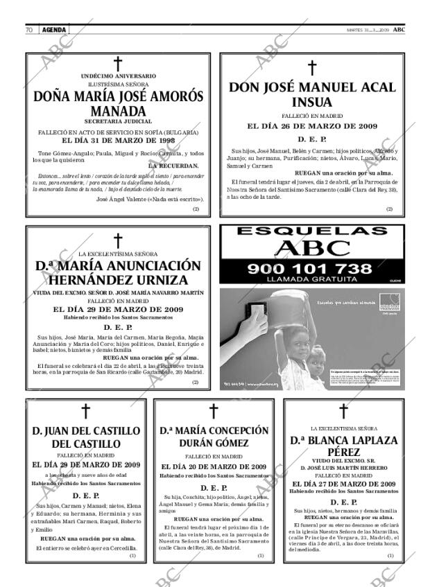 ABC MADRID 31-03-2009 página 70