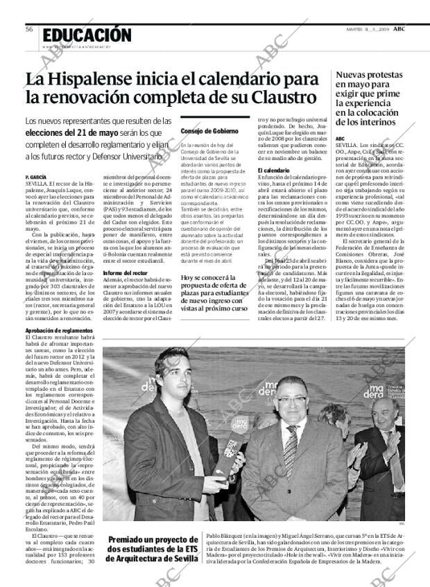 ABC SEVILLA 31-03-2009 página 56