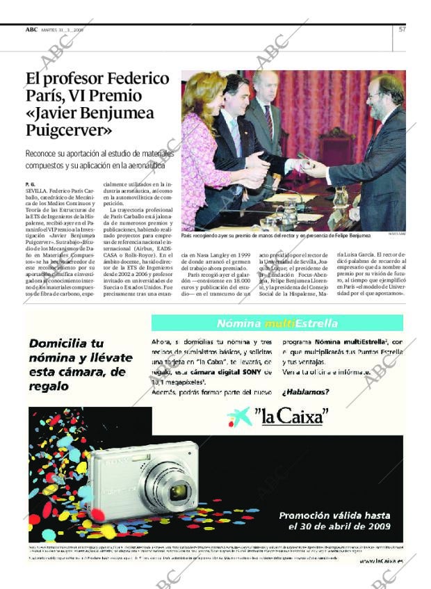 ABC SEVILLA 31-03-2009 página 57