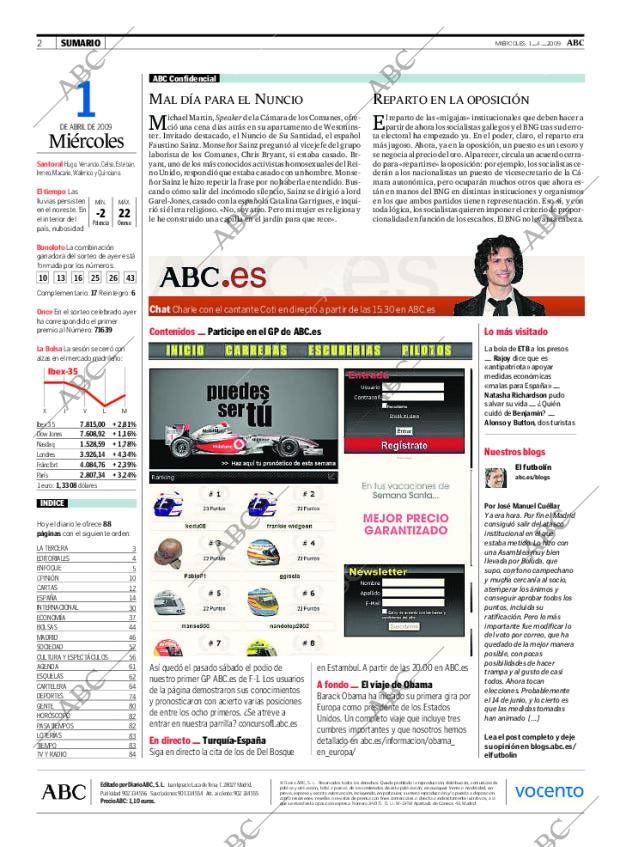 ABC MADRID 01-04-2009 página 2