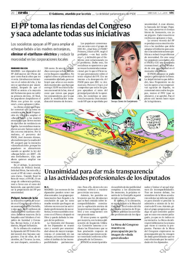 ABC MADRID 01-04-2009 página 20