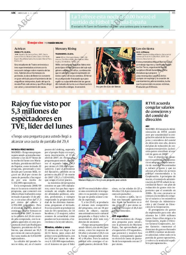 ABC MADRID 01-04-2009 página 85
