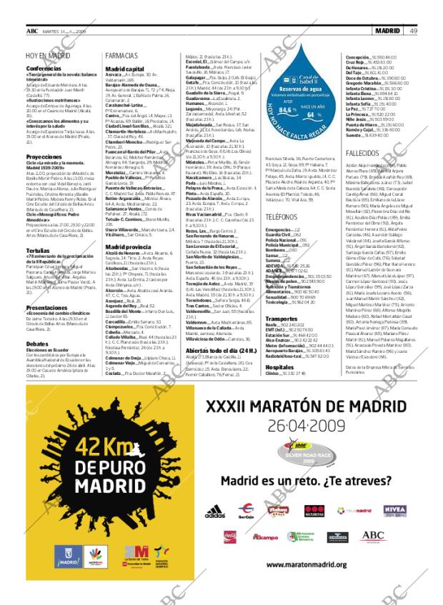 ABC MADRID 14-04-2009 página 49