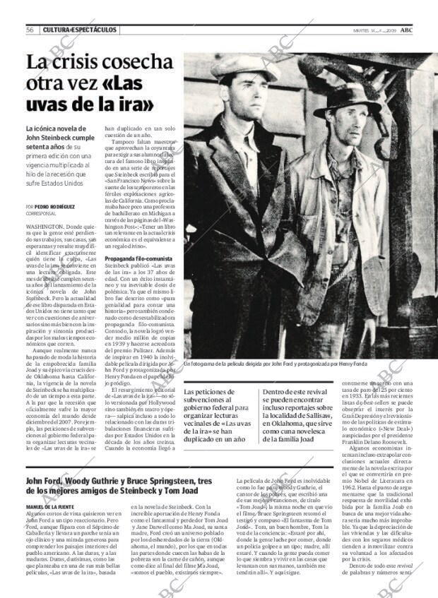 ABC MADRID 14-04-2009 página 56