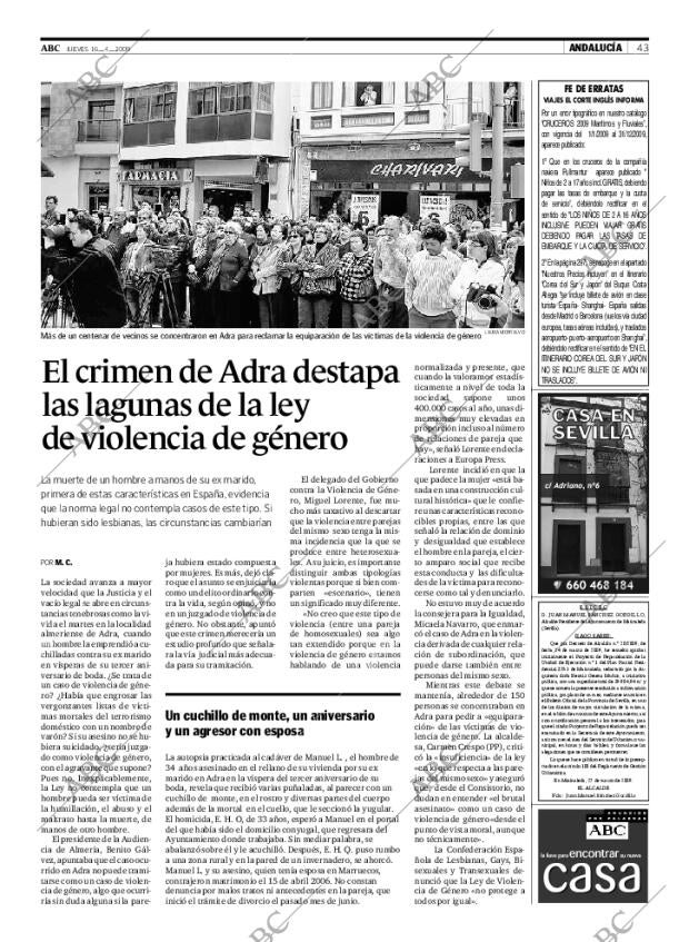 ABC SEVILLA 16-04-2009 página 43