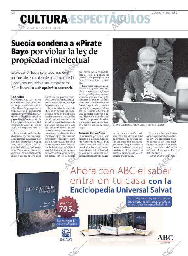 ABC MADRID 18-04-2009 página 60