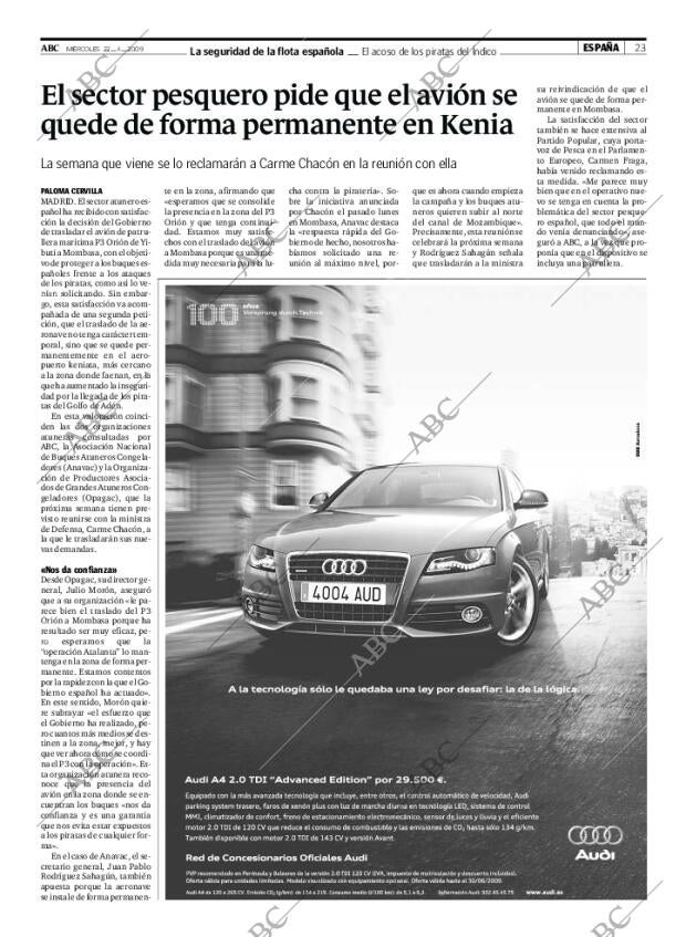 ABC MADRID 22-04-2009 página 23