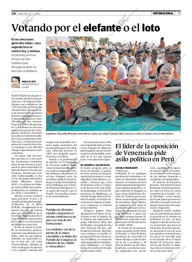 ABC MADRID 22-04-2009 página 29