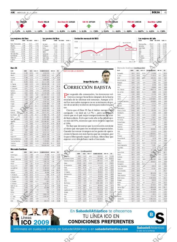 ABC MADRID 22-04-2009 página 41