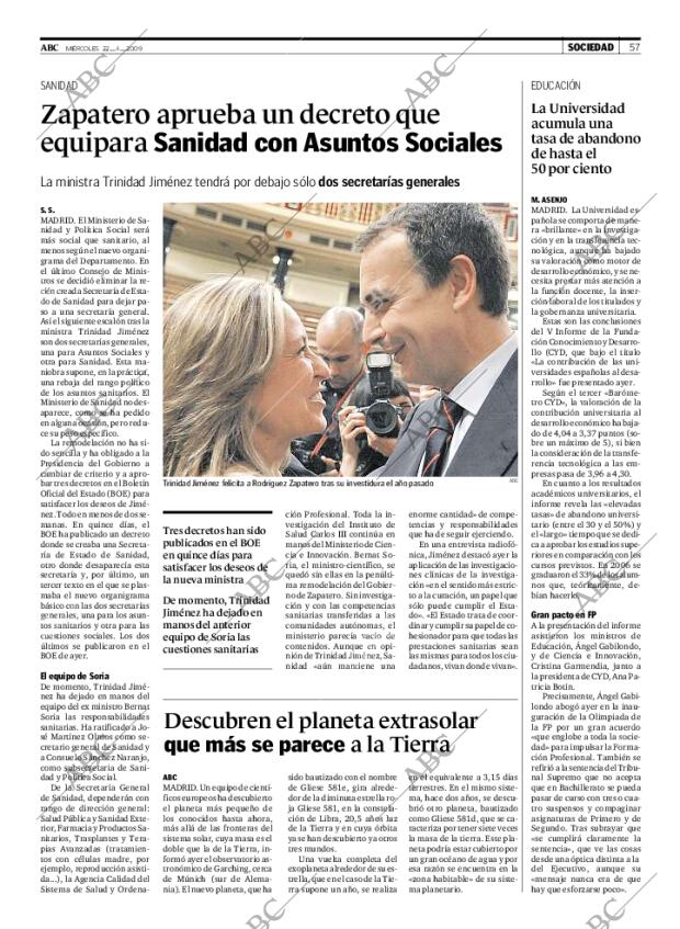 ABC MADRID 22-04-2009 página 57