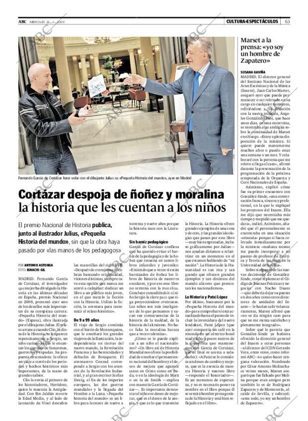 ABC MADRID 22-04-2009 página 63