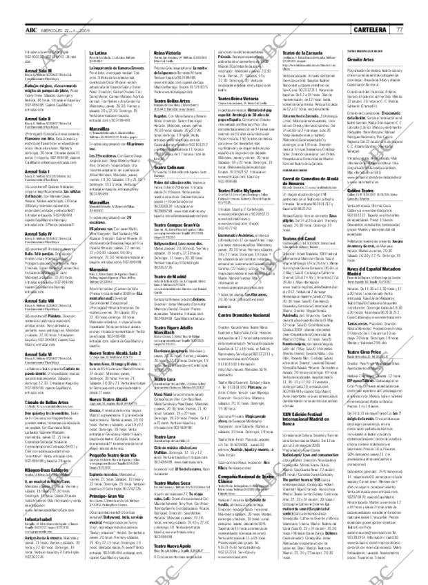 ABC MADRID 22-04-2009 página 77