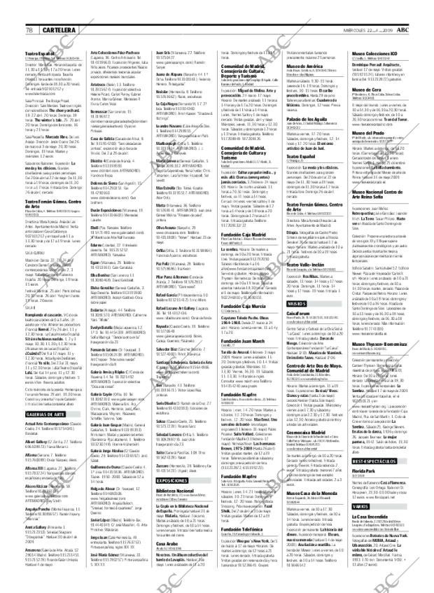 ABC MADRID 22-04-2009 página 78